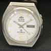 VINTAGE ORIENT AUTOMATIC 46941 JAPAN MENS WHITE COLOR DIAL WATCH a500741-5 R154-a500741