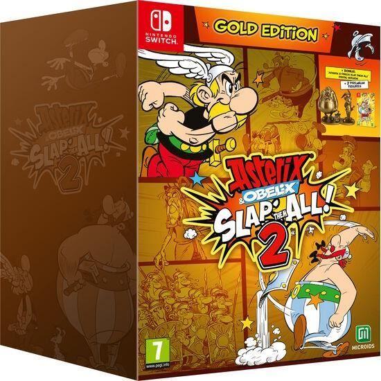 Jeu Vidéo - Asterix & Obelix - Baffez Les Tous 2 ! Gold Edition - Arcade - Nintendo Switch - 7+