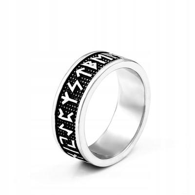 Vikingův pečetní prsten Severský amulet runa 468