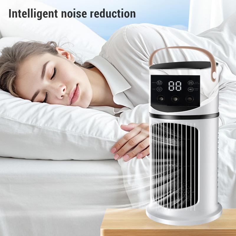 Air Cooler Humidifier Desktop Air Cooler Fan Air Cooler Humidifier Portable USB Desktop Water Cooled Fan Dorm Outdoor Use
