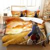 3D Anime Spice and Wolf Bedding Set Single Twin Printed With Pillowcase Bed Duvet Cover Soft Single Double Queen Super King Size