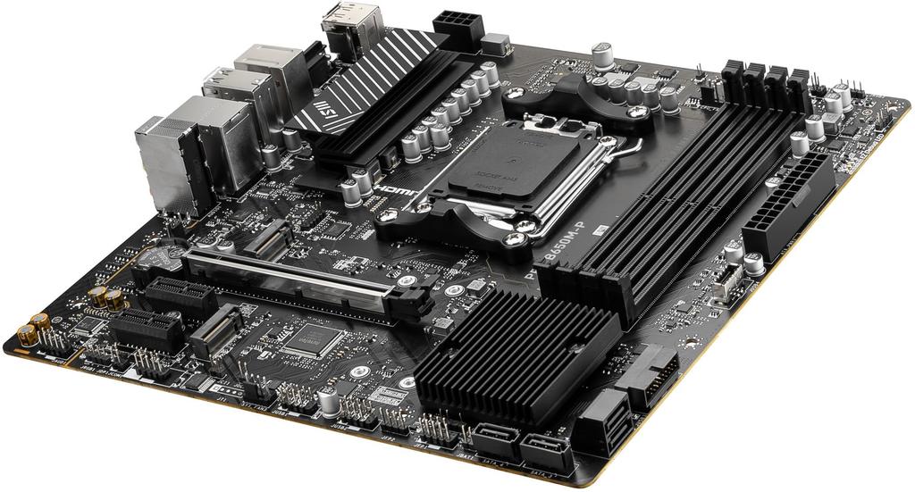 Základní deska MSI PRO AMD s omezenou kompatibilitou s ATX Kompatibilní s AMD Ryzen Series MB6170 B650M-P [vybavený B650] [model Amazon] DDR5-7200 (OC)