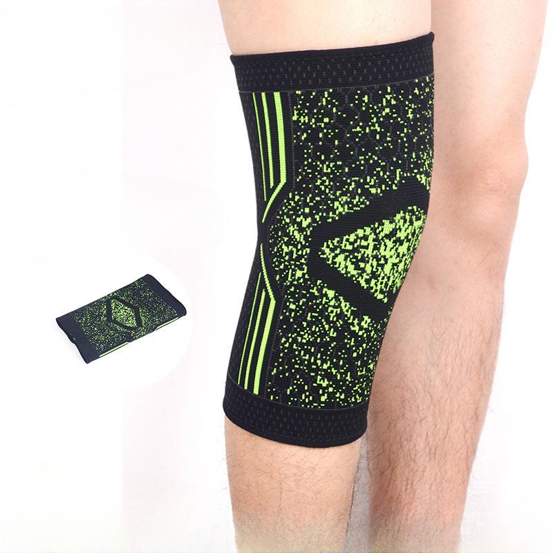 

Производитель предлагает цветные спортивные наколенники для велоспорта, противоскользящие дышащие вязаные нейлоновые наколенники для фитнеса