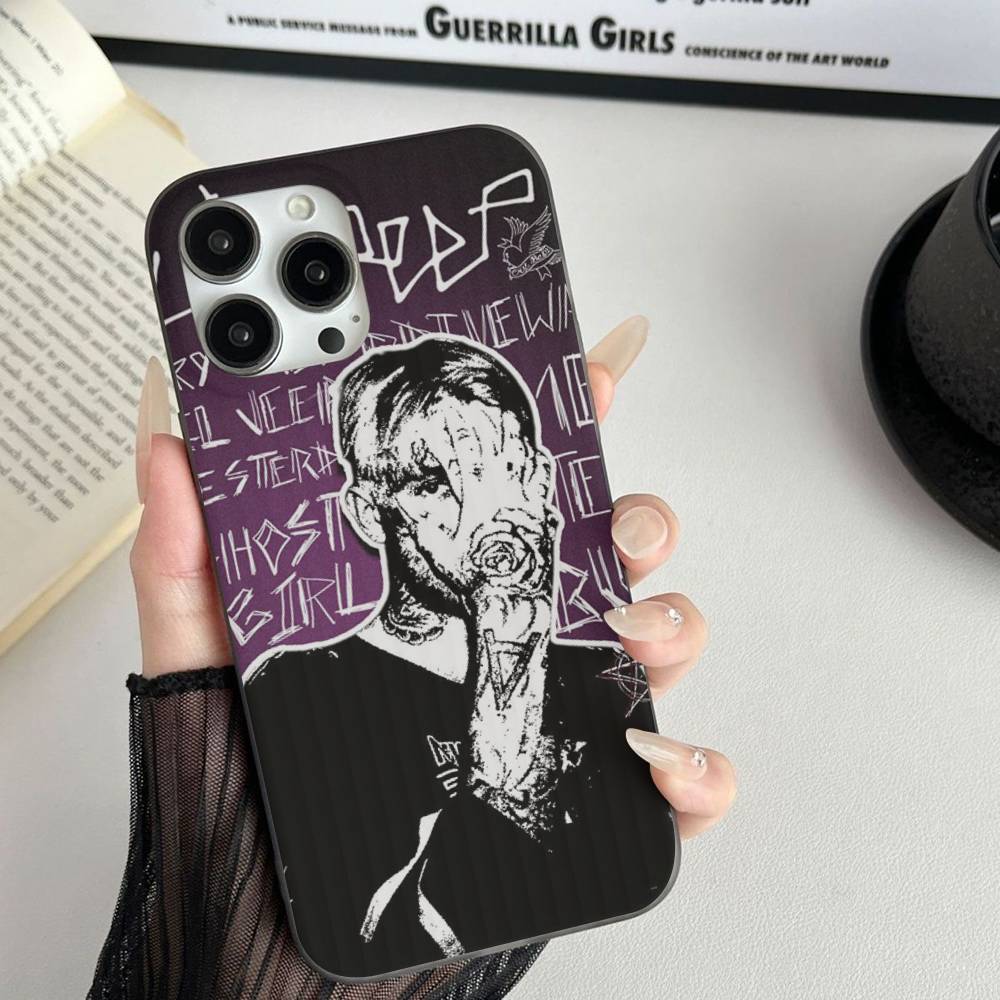 Emo Rapper Lil Peep For IPhone 17 16 15 11 12 13 14 Pro Max Plus Pro Corrugated Translucent Back Phone Cover