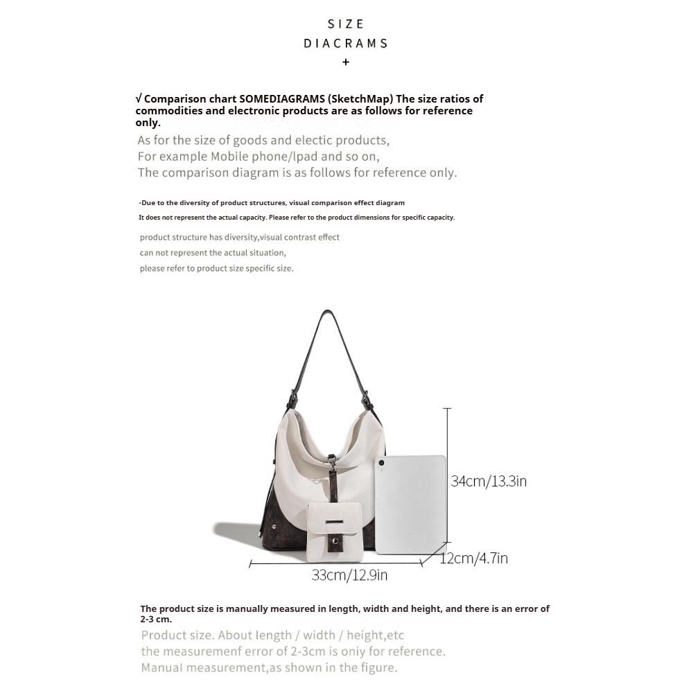 Niche Design High-end Sense Child and Mother Bag Large-capacity Handheld Alphabet Bag Fashionable Versatile Shoulder Bag