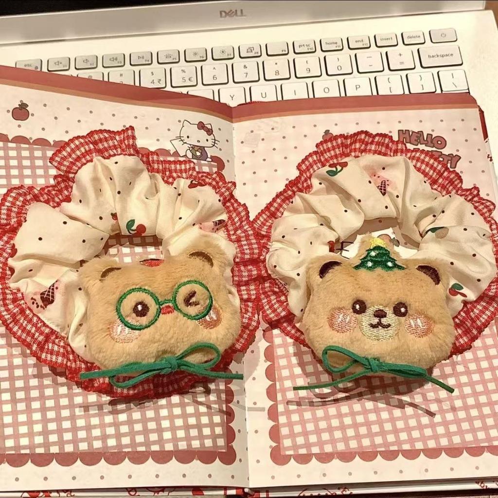 Festlicher Plüschbär Haargummi - Perfektes Geschenk für Schüler & Paare