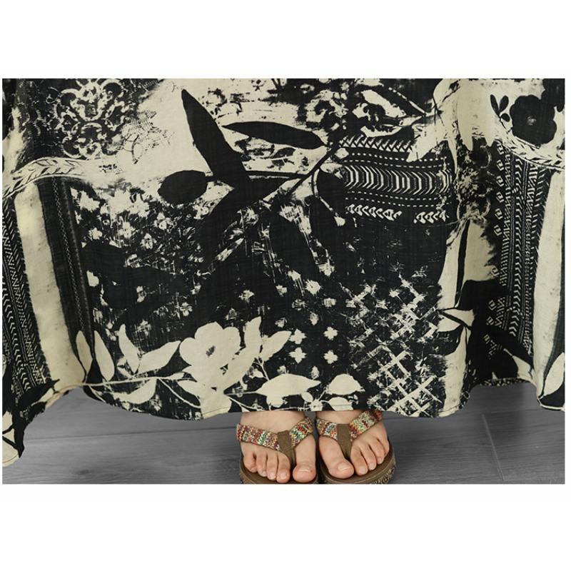 DIMANAF 2026 Women Plus Size Summer Beach Lady Long Dress Vest Sleeveless Vintage Loose Oversize Maxi Print Sundress Clothing