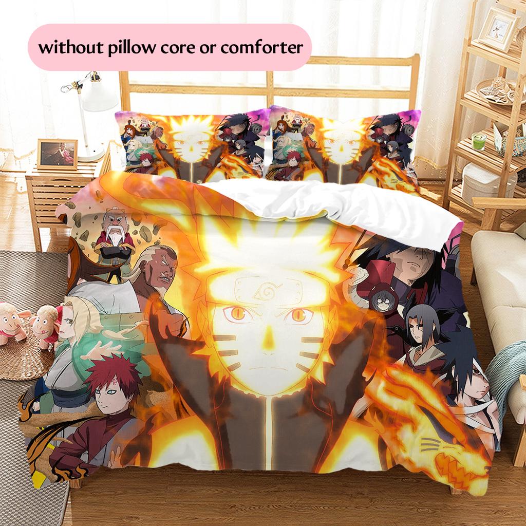 Naruto Classic Anime Bedding Set, Popular Series Bedroom Decoration, Versatile Household Gift.chl