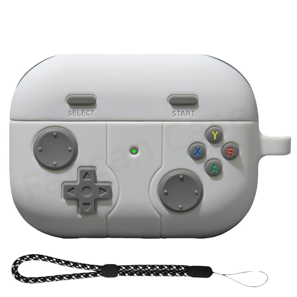 2026 Earphone Case for AirPods Pro 3/4 Retro Handheld Game Console Design Soft Silicone Protector Case Cover For Apple Airpods 4