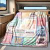 Happy 16Th Birthday Celebration Personalized Name Blankets Soft And Comfortable Against The Skin Naps And The Office A Wonderful Gift For Friends