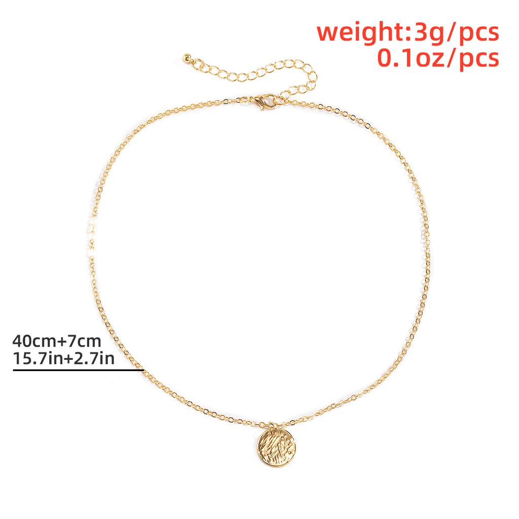 Retro Simple Imitation Pearl Tag Necklace, Hip-Hop Trend Round Bead Snake Bone Chain Necklace