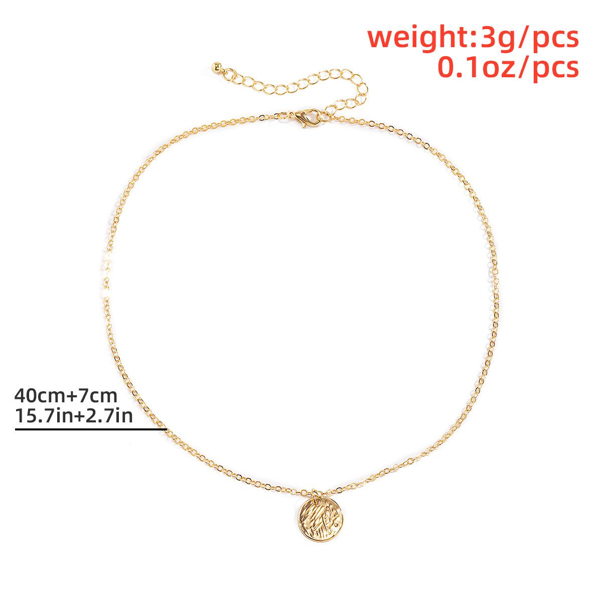 

Retro Simple Imitation Pearl Tag Necklace, Hip-Hop Trend Round Bead Snake Bone Chain Necklace