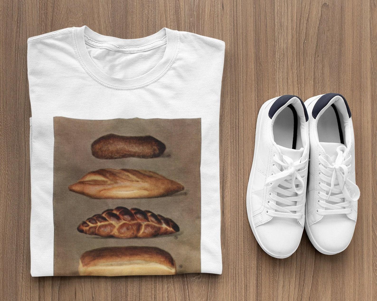 A Vintage Baked Bread Loaves T Shirt The Grocer s Encyclopedia / Bakery / Baking / Cuisine / Culinary XL