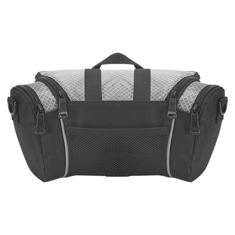 Bike Handlebar Bag Bike Bag Front Tube Frame Storage Bags 5L Bike Handlebar Pannier Waterproof Shoulder Bag Front Pack