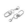 10Pcs/lot Colorful Key Chains Alloy Snap Lobster Clasp Hooks for DIY Key Chain Bag Pendants Fashion Jewelry Keychain Accessories