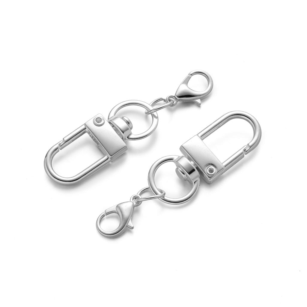 10Pcs/lot Colorful Key Chains Alloy Snap Lobster Clasp Hooks for DIY Key Chain Bag Pendants Fashion Jewelry Keychain Accessories