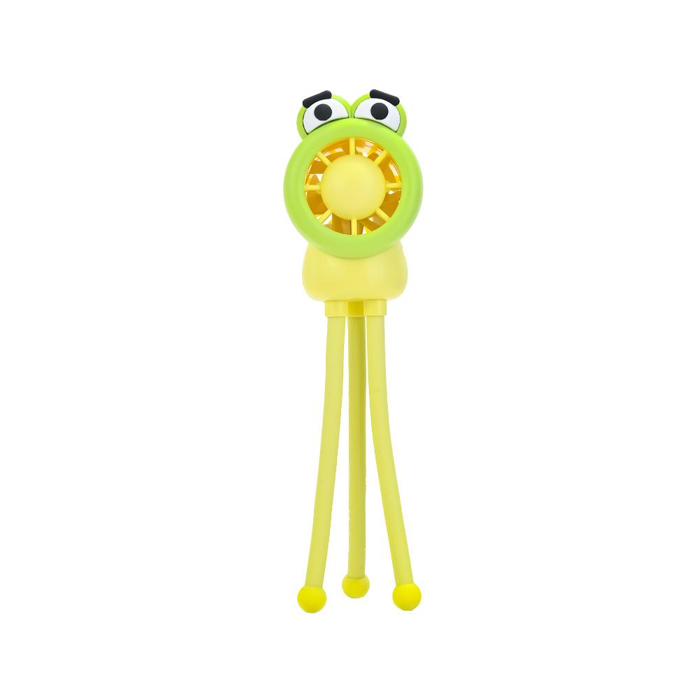 

2026 Octopus Mini Fan & Phone Holder: Portable Cartoon Desk Ornament for Students 53x59x195mm жовтий