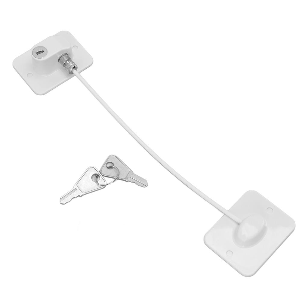 Cable Restrictor Lock Key Unlocking Window Lock Cable Restrictor Child Safety Lock for
