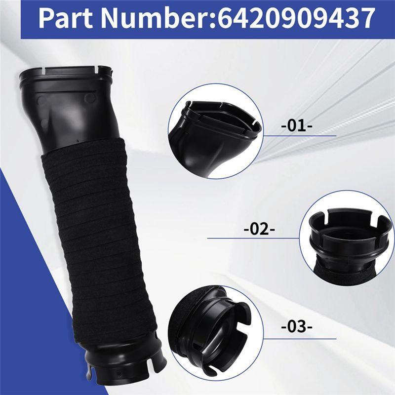 A6420909337 A6420909437 Engine Air Intake Hose Pipe Cleaner Tube 1Pair For G-Class W463 G350