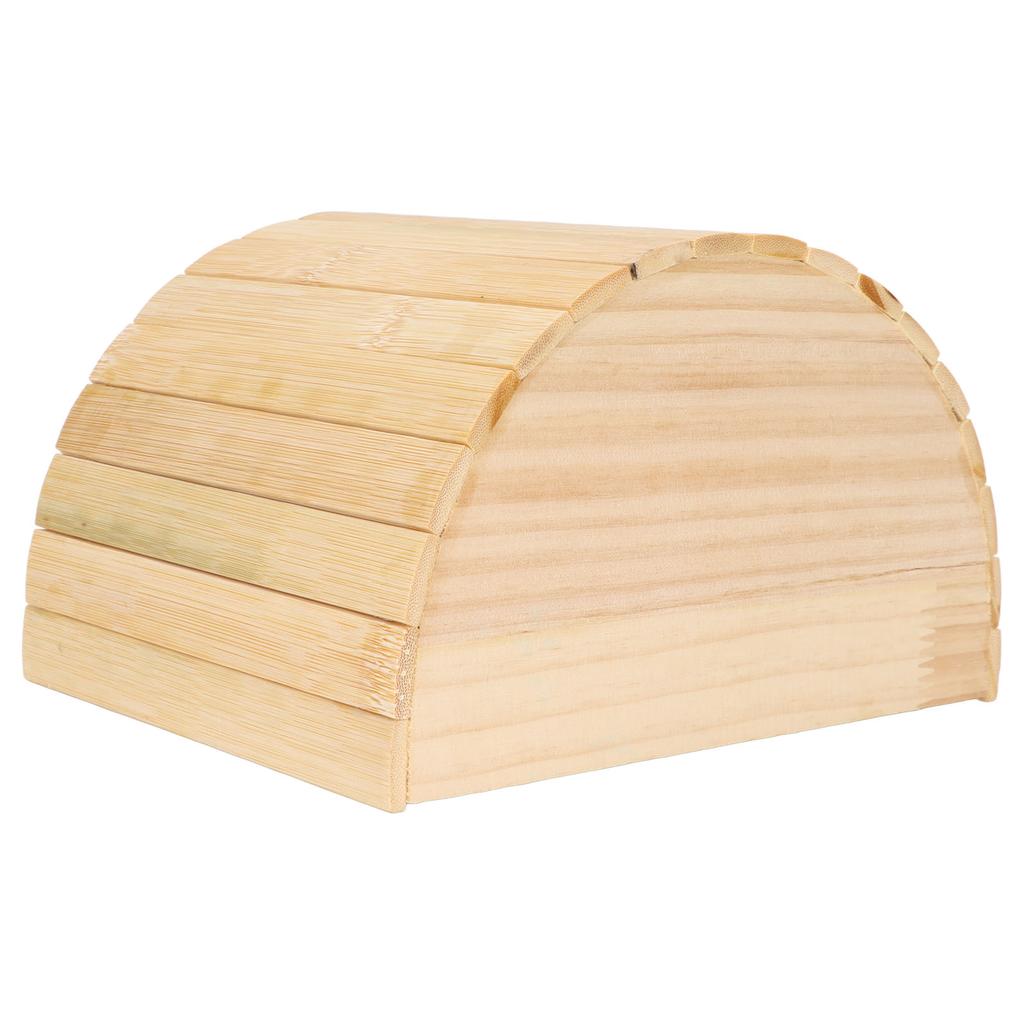 Hamster Wooden House Bite Resistance Arched Guinea Pig Wood Hideout for Hamster Dwarf Hamster Golden Bear