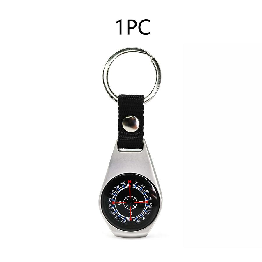 

Military Grade Zinc Alloy Compass - Waterproof & Shockproof Keychain for Outdoor Navigation, Hiking, Camping & Driving