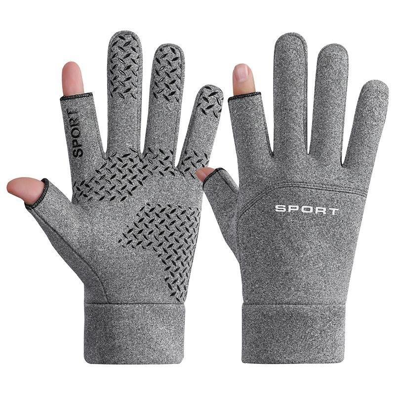 

Men s Full-Finger Winter Cycling Gloves: Windproof, Waterproof, Non-Slip, Touchscreen-Compatible, Fleece-Lined for Cold Weather. XL