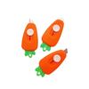 Cute Carrot Pocket Utility Knife Express Box Paper Cutter Art Craft Wrapping Opener with Keychain Hole Office School Stationery