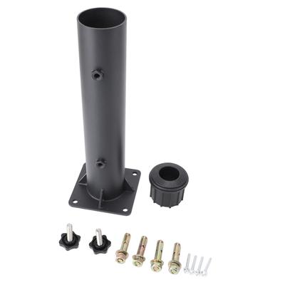 Patio Umbrella Stand Professional Metal Strong Load Bearing Sturdy Construction Deck Mount Umbrella