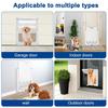 Porte pour Animaux Améliorée pour Grands Chiens Portillon Robuste en PVC Golden Retriever Berger Allemand Rottweiler Usage Intérieur Extérieur