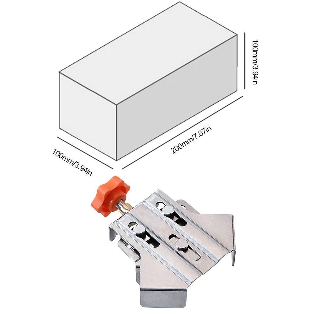 1-5pcs 90° Right Angle Clamp Quick Positioning Clamp Open/Closed Type Fixing Clips Stainless Steel Locator Fixing Clamp Clips