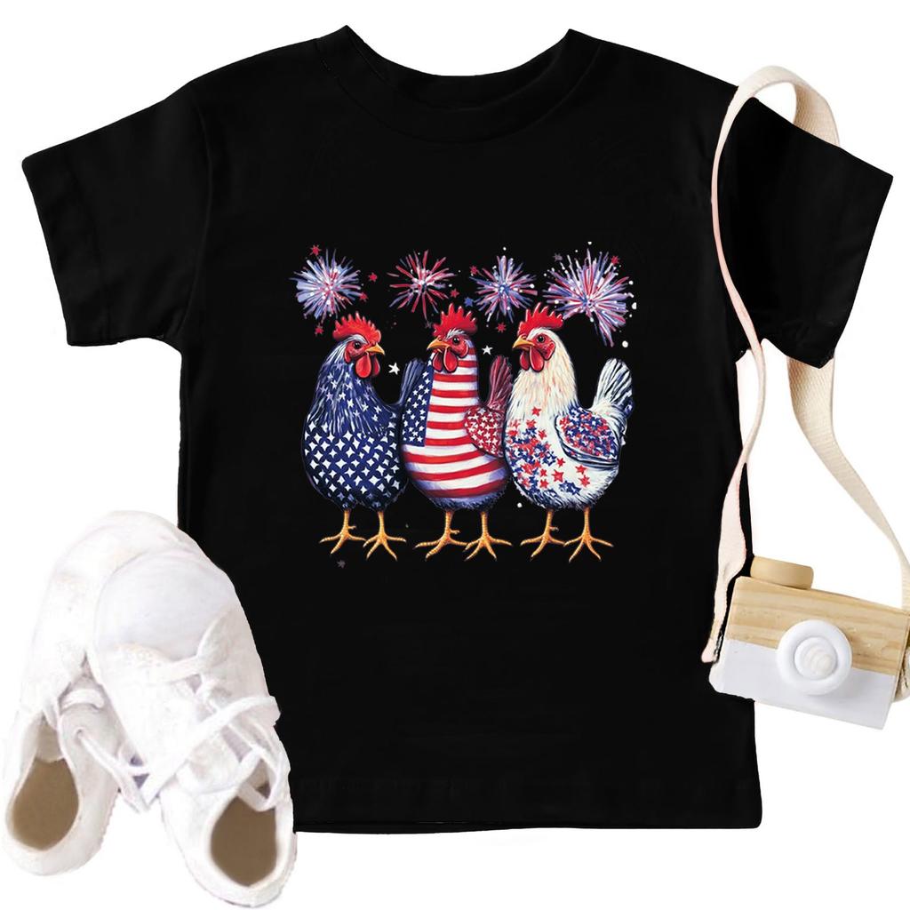 Dívčí chlapecká trička pro batolata Dětské top chlapecké a dívčí tričko s krátkým rukávem