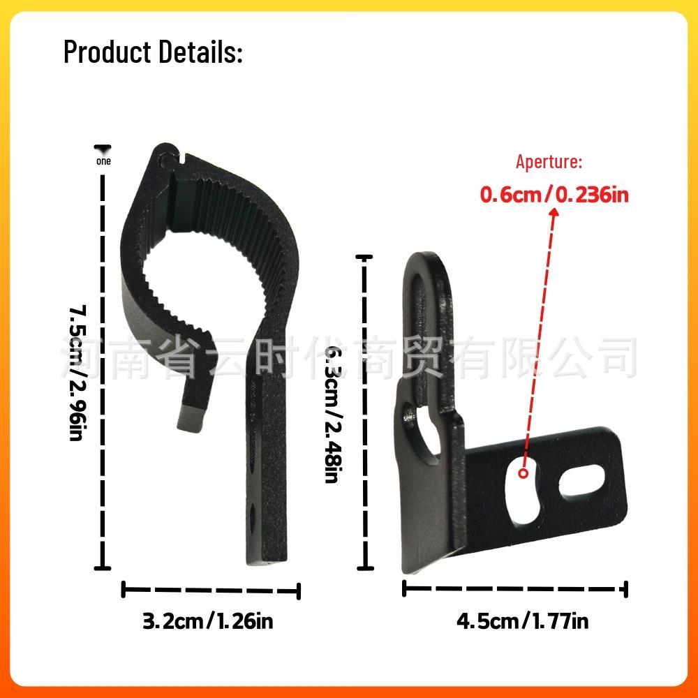 Durable Aluminum Alloy Spotlight Bracket for Motorcycle & Electric Vehicle
