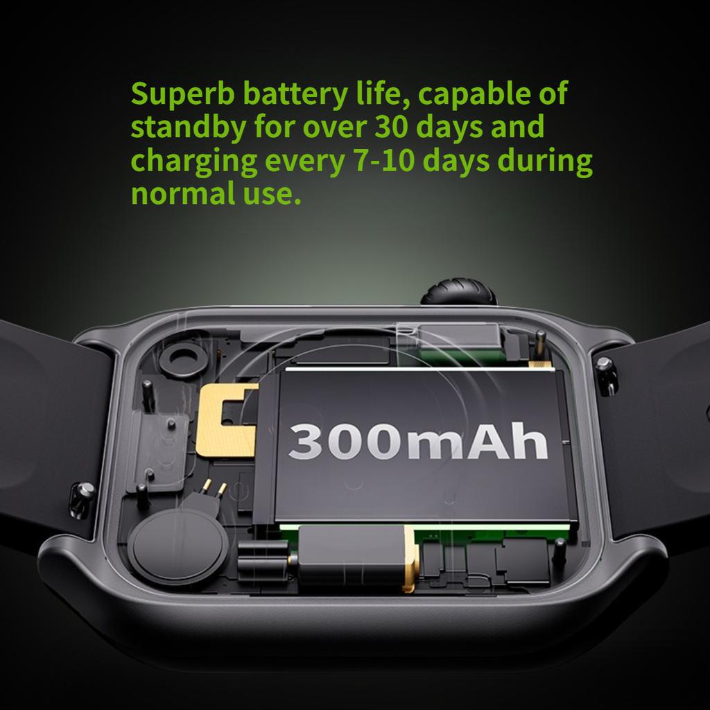 NEW Smart Watches for Men Women, 1.96" AMOLED Display Smartwatch with 7-Day Battery,  Bluetooth Calls, Heart Rate/Sleep Monitor, IP68 Waterproof