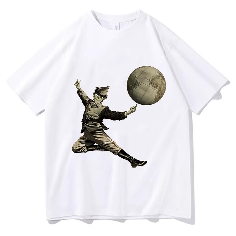 

Gorillaz The Happy Dictator T-shirt Women Harajuku O-neck Summer Casual T Shirt Cotton Tops Clothing High Quality Tee Streetwear S разноцветный
