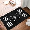 Popular The Exit Arrival Departure Doormat Welcome Entrance Floor Mat Washable Carpet Non Slip Airport Sign Decoration Rug
