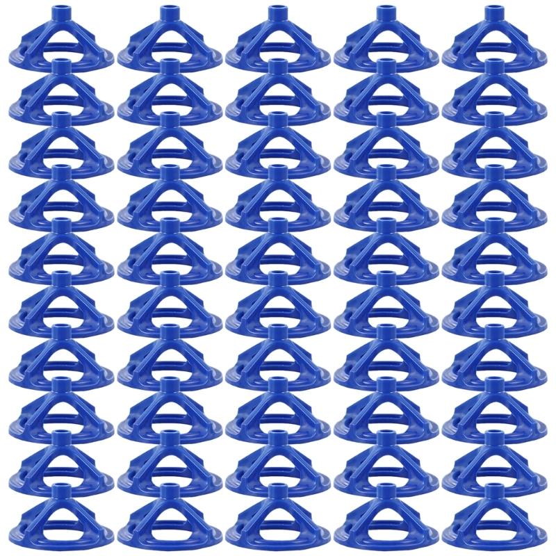 100Pcs Professional Ceramic Tile Leveling System Clips Spiraling Spacers Wadge for Tile Laying Wall Floor Construction Tool