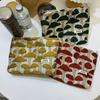 Mushroom Jacquard Portable Travel Cosmetic Storage Bag