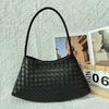 New handwoven bag, high-end women's vegetable basket, handbag, shoulder bag.
