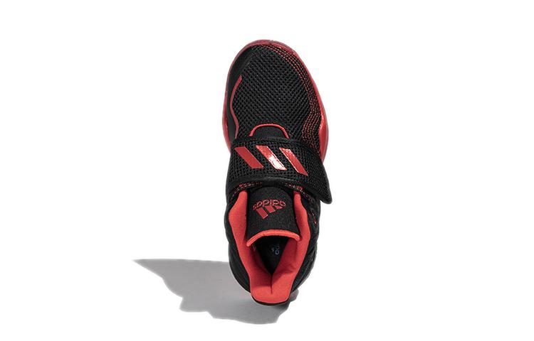 Adidas Deep Threat Fabric Abrasion Resistant Mid top Children's Basketball Shoes Children Aged 3 7 Years Old GZ0110