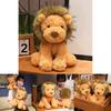 Adorable Plush Lion Doll Super Soft Stuffed Animal Perfect For Kids Birthday Gifts