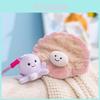 Portachiavi Peluche Animale con Polpo Cavalluccio Marino Tartaruga Granchio e Vongola