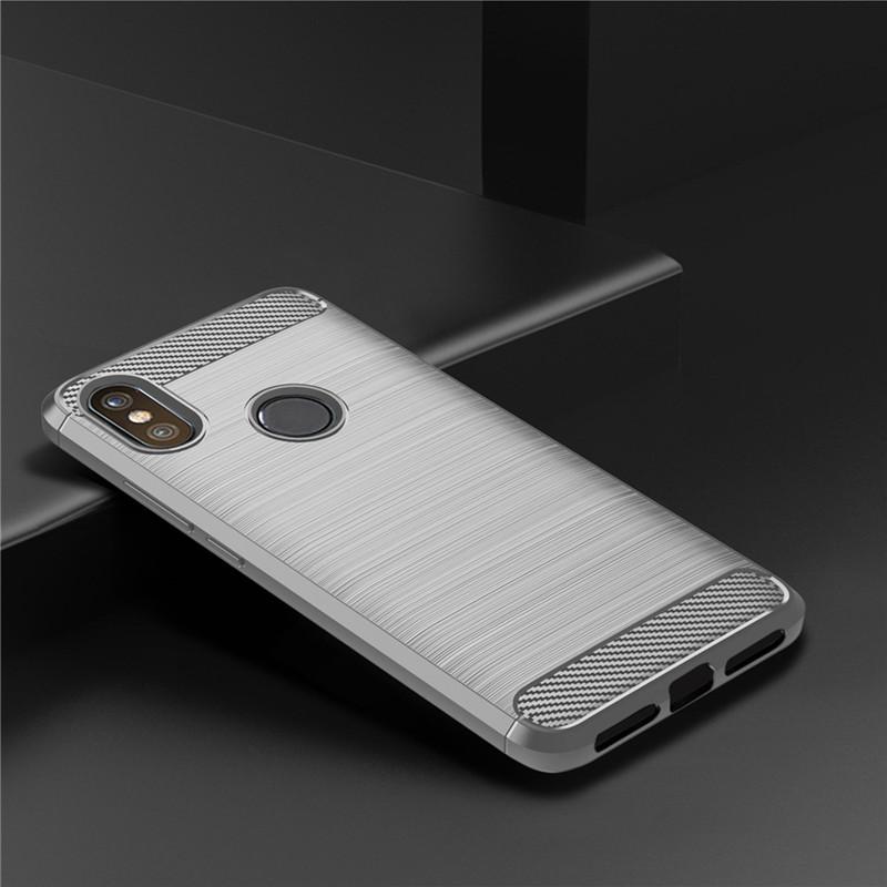 Nárazuvzdorné pouzdro z uhlíkových vláken pro Redmi S2 Y2 silikonové pouzdro z broušené textury pro xiaomi redmi y2 s2 měkký kryt telefonu