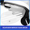 2PCS Car Transparent Car Rearview Mirror Rain Eyebrow Visor Cover For Volvo XC60 XC90 S60 S80 S40 V40 V60 V70 V50 XC70