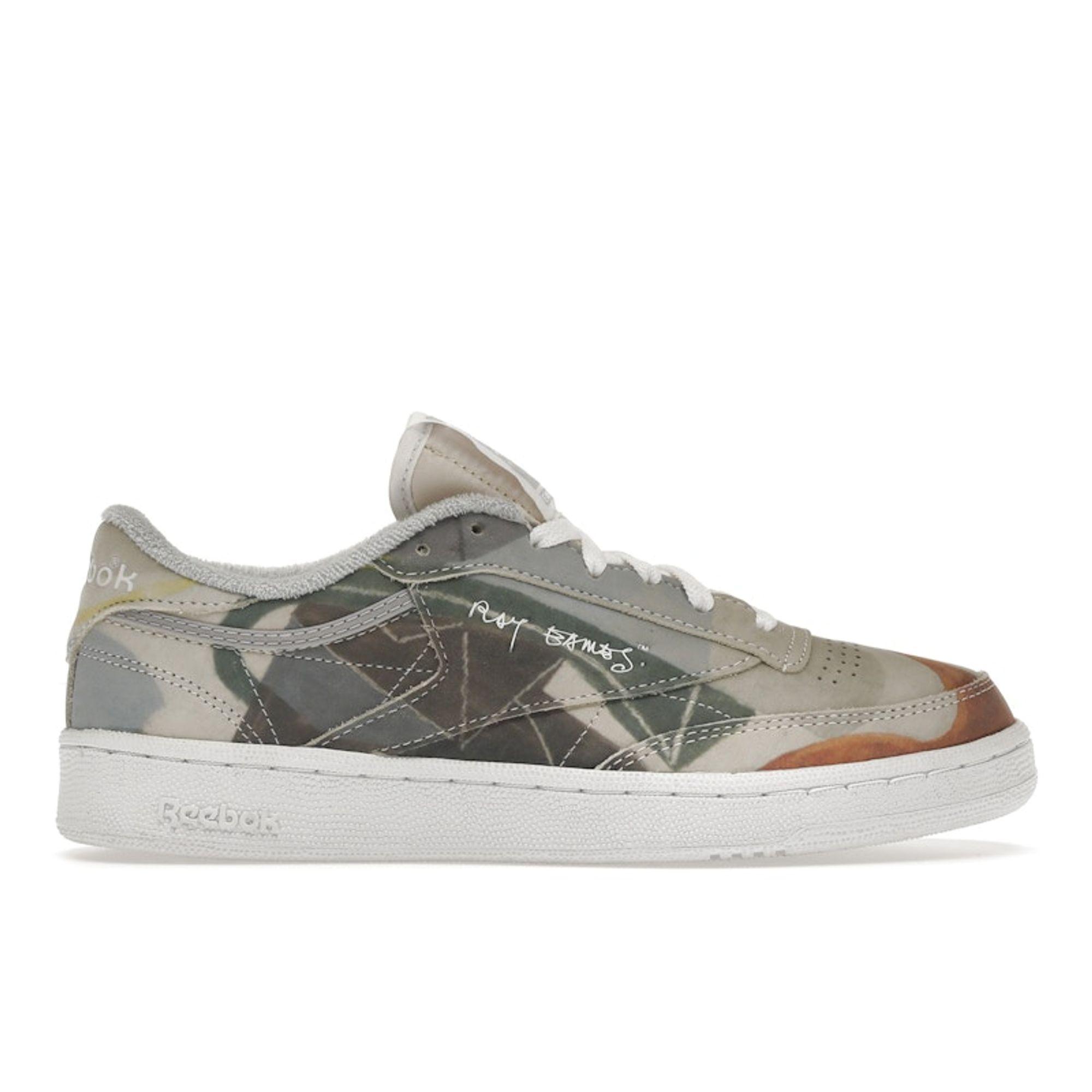Sneakers Unisex Reebok Eames Office x Club C 85 Compo Multicolor Calzature-Bianco Grigio Freddo-2 GY1068 cm