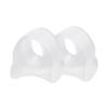 1 Pair Gel Toe Separators for Foot Comfort & Support Waterproof Spacers for Big Toe & Hammer Toe - Ergonomic Design, One Size Fits Most
