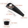 Gloss Black Motorcycle Smooth Dash Fuel Console Panel Gas Tank Cap Cover For Harley Touring Electra Glide Street FLHT FLHX 08-UP