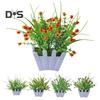 Flor artificial de plástico requintado bonsai realista decorativo falso bonsai