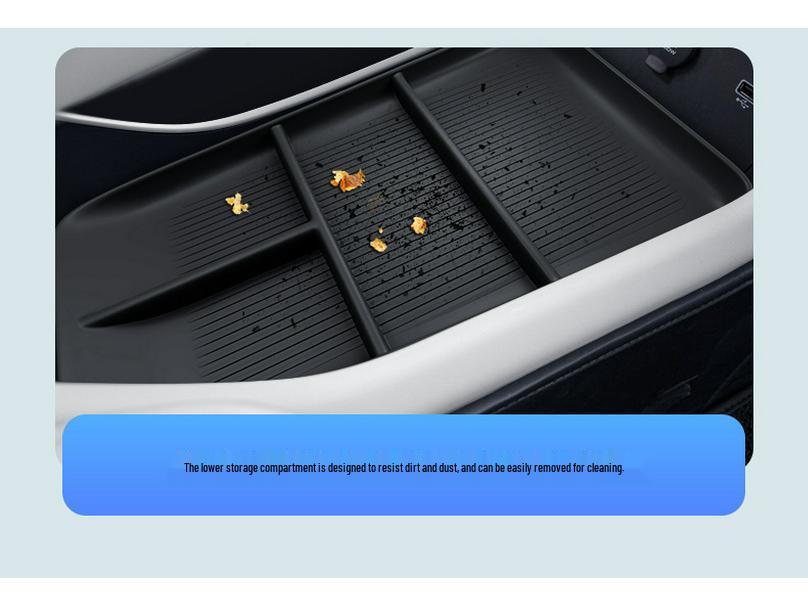 Equation Leopard Titanium 7 Center Console Armrest Storage Box for 2025 Model.