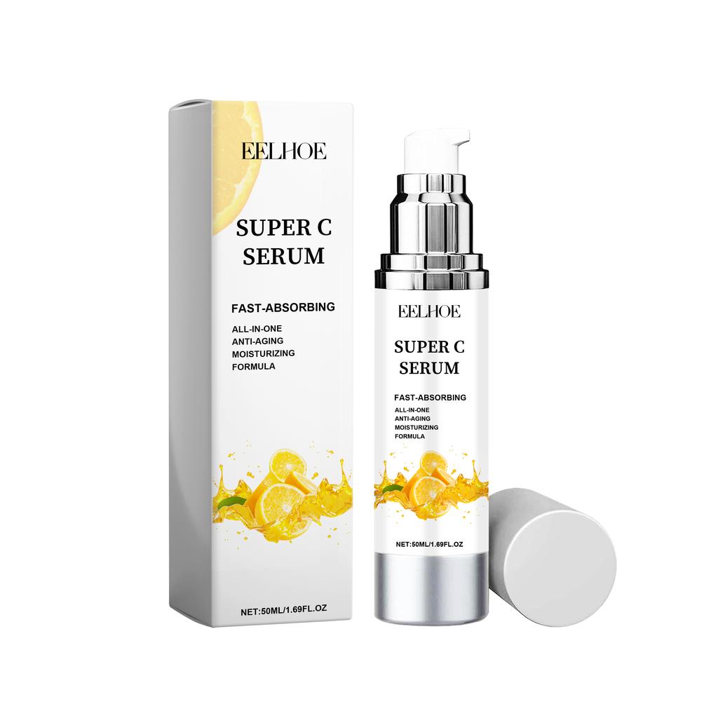 EELHOE Vitamin C Serum Hydrates Moisturizes Brightens And Smoothes Skin Reduces Fine Lines And Softens And Delicate Skin