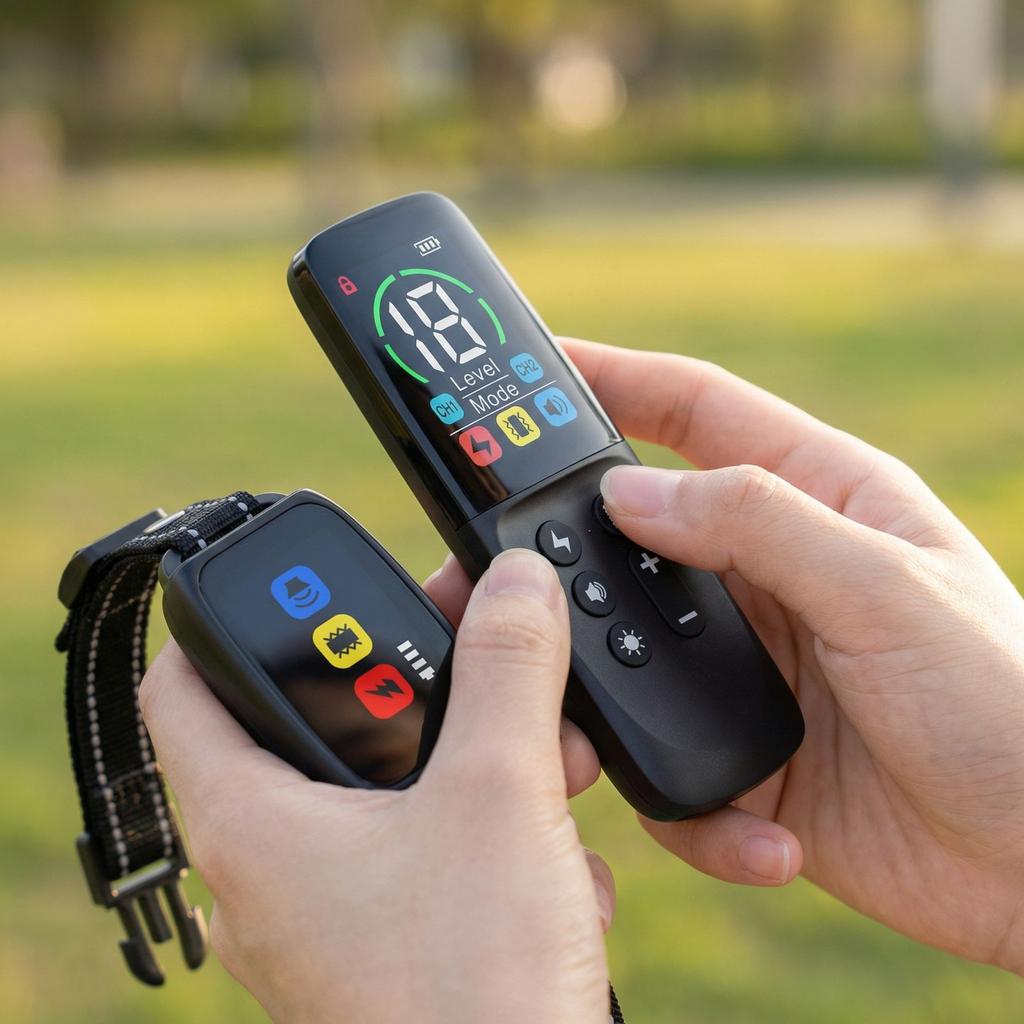 Remote Control Dog Training Shocks Collar Dog Trainer Bark Stopper